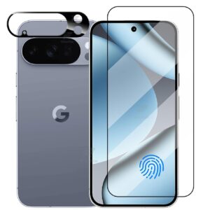 MKG-1 Tempered Glass Compatible with Google Pixel 10 Pro XL 5G with 3D Camera Lens Protector Guard 9H Hardness Screen Guard Protector